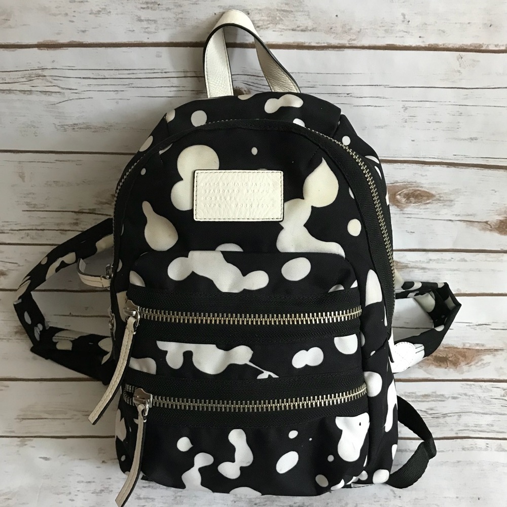 MARC JACOBS MINI BIKER NYLON BACKPACK BLACK